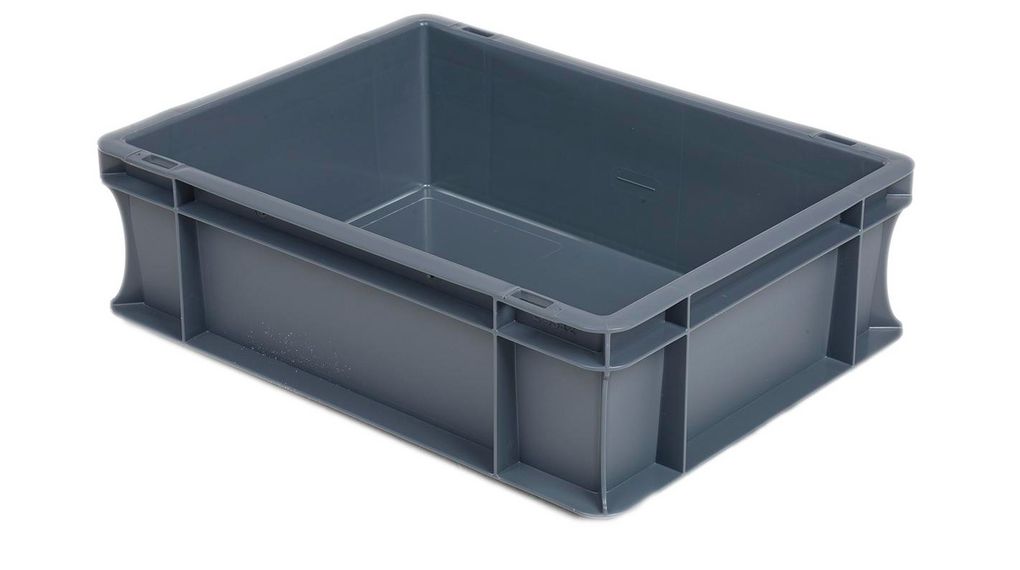 Storage Box, 300x400x120mm, 10l, Polypropylene (PP), Grey